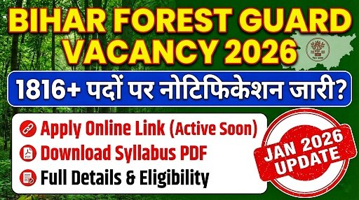 Bihar Forest Guard Vacancy 2026